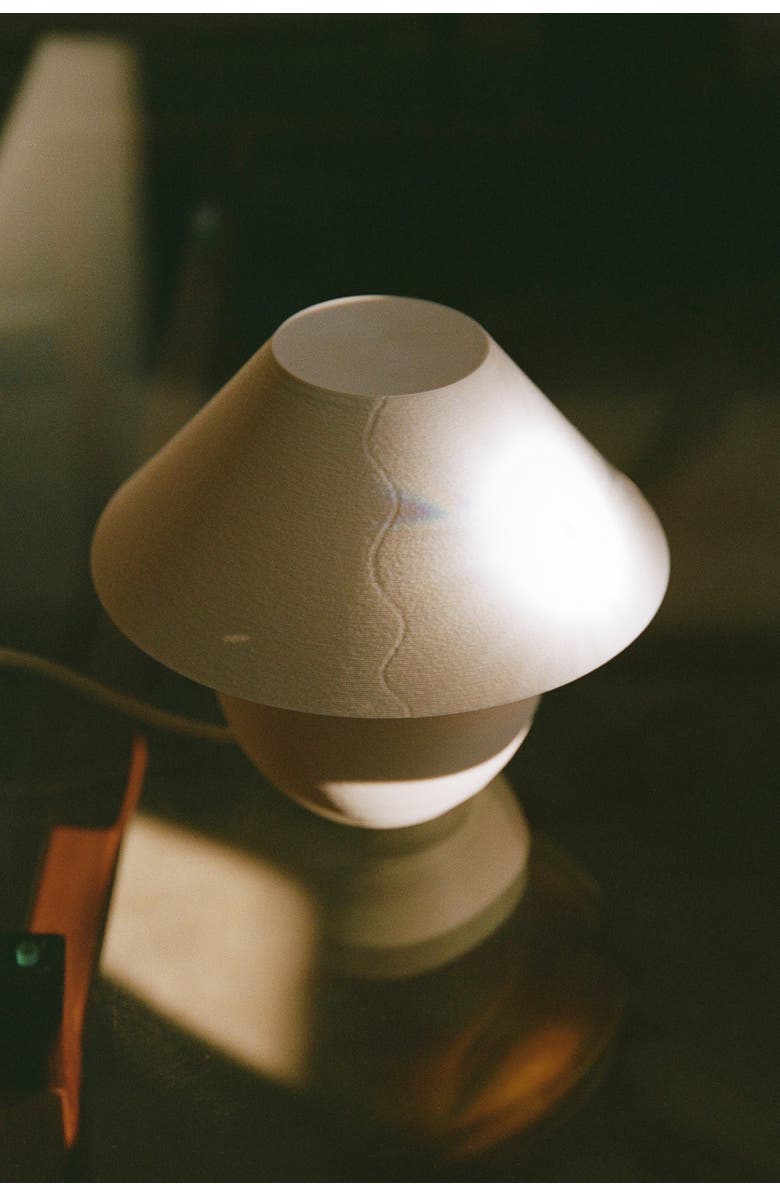 WOOJ DESIGN Scoop Lamp, Alternate, color, Eggshell