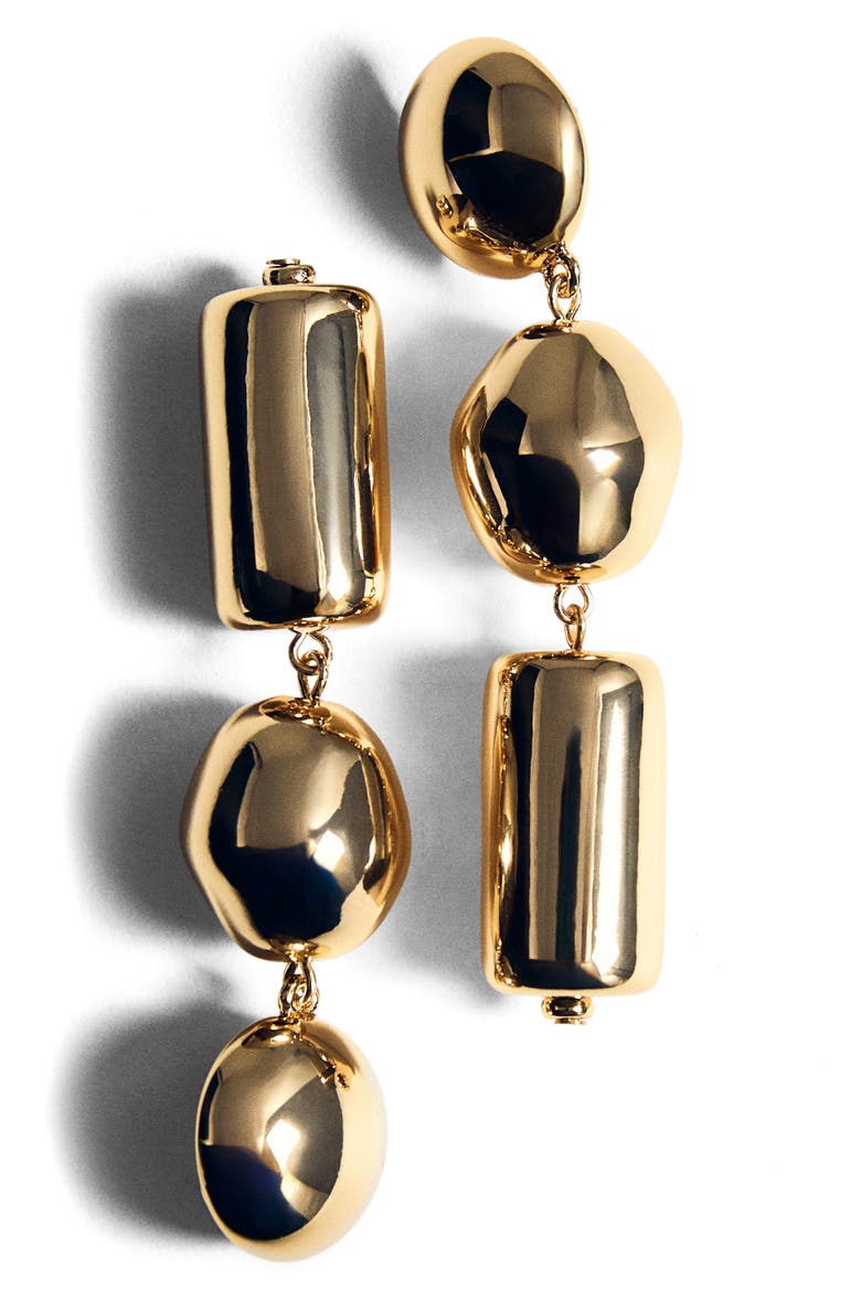 Pendant Drop Earrings, Alternate, color, GOLD