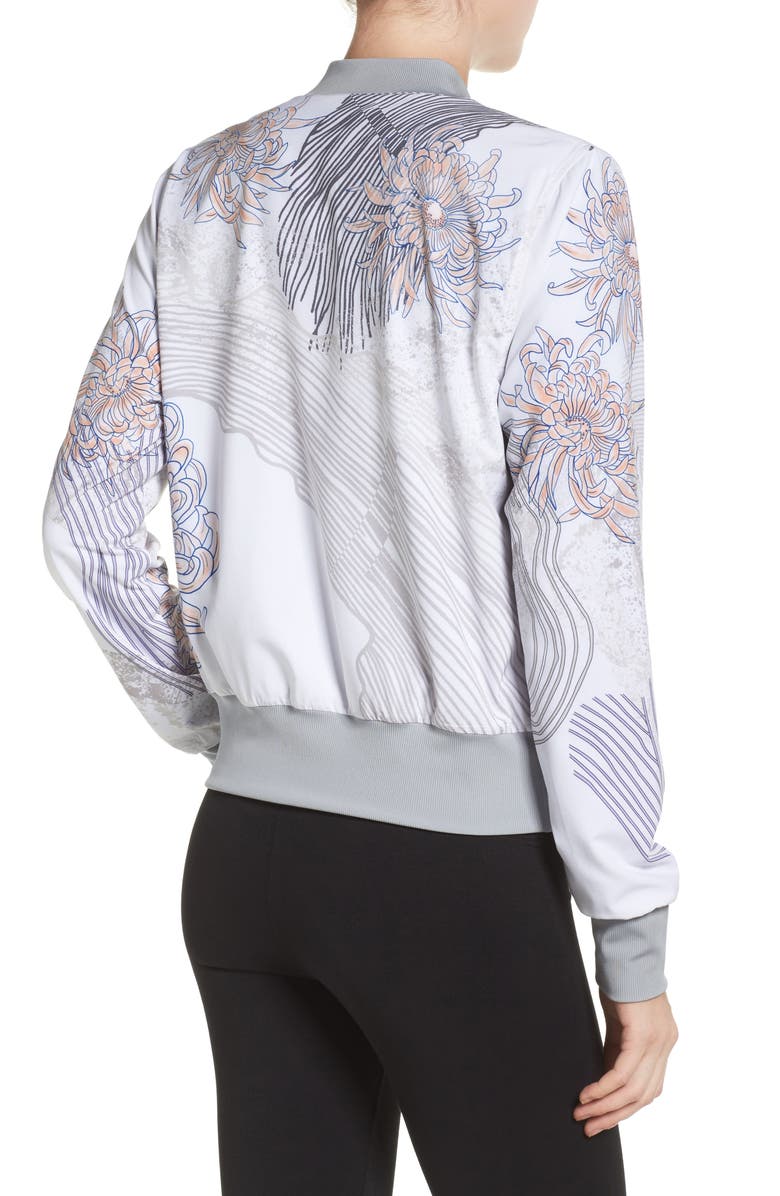 Zella Street to Studio Reversible Bomber Jacket, Alternate, color, 