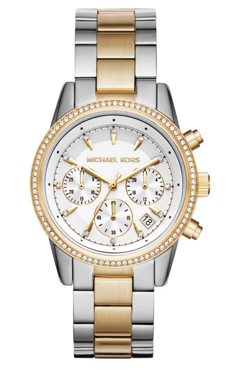 Ritz Chronograph Bracelet Watch, 37mm