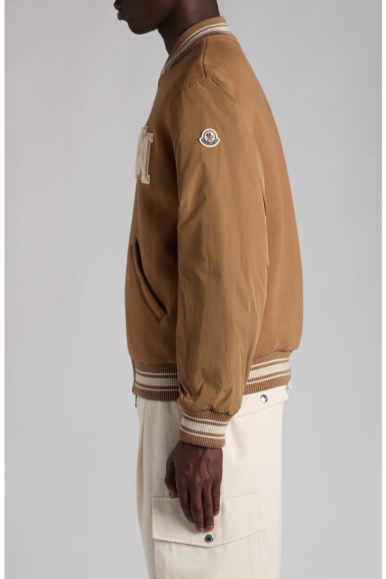 Vennes Reversible Down Bomber Jacket, Alternate, color, FRIAR BROWN