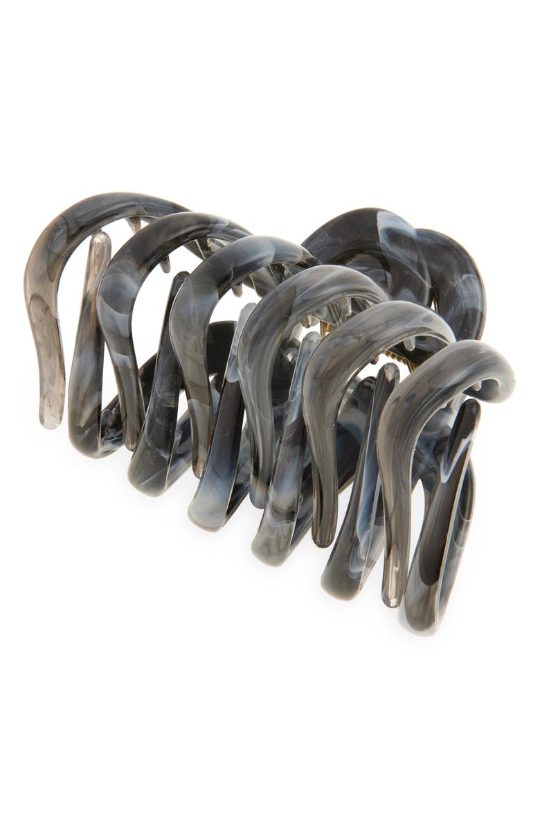 L. Erickson Odelia Claw Clip, Main, color, Black