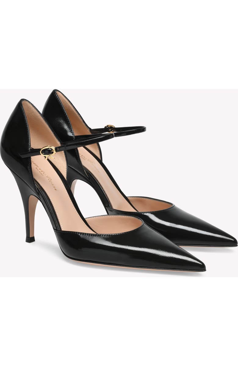 Gianvito Rossi Sofia D'Orsay Pump, Alternate, color, Black Nappa