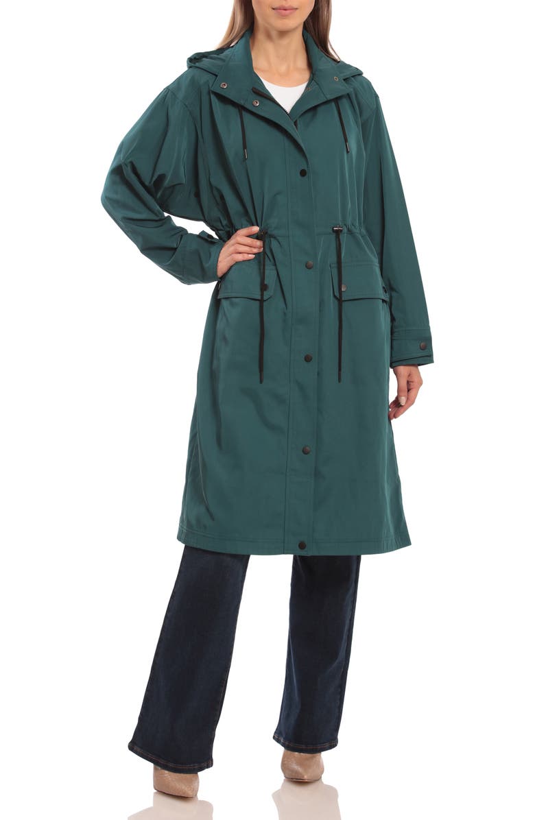 Avec Les Filles A-Line OS Rain Parka, Alternate, color,