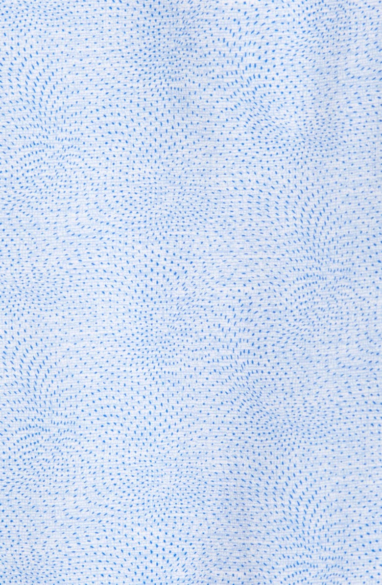 Bugatchi Shaped Fit Button-Up Performance Shirt, Alternate, color, Sky