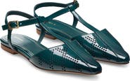 Magnanni Siona Ankle Strap Pointed Toe Flat
