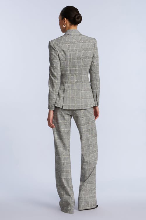 Bcbg Glen Plaid Blazer In Gray