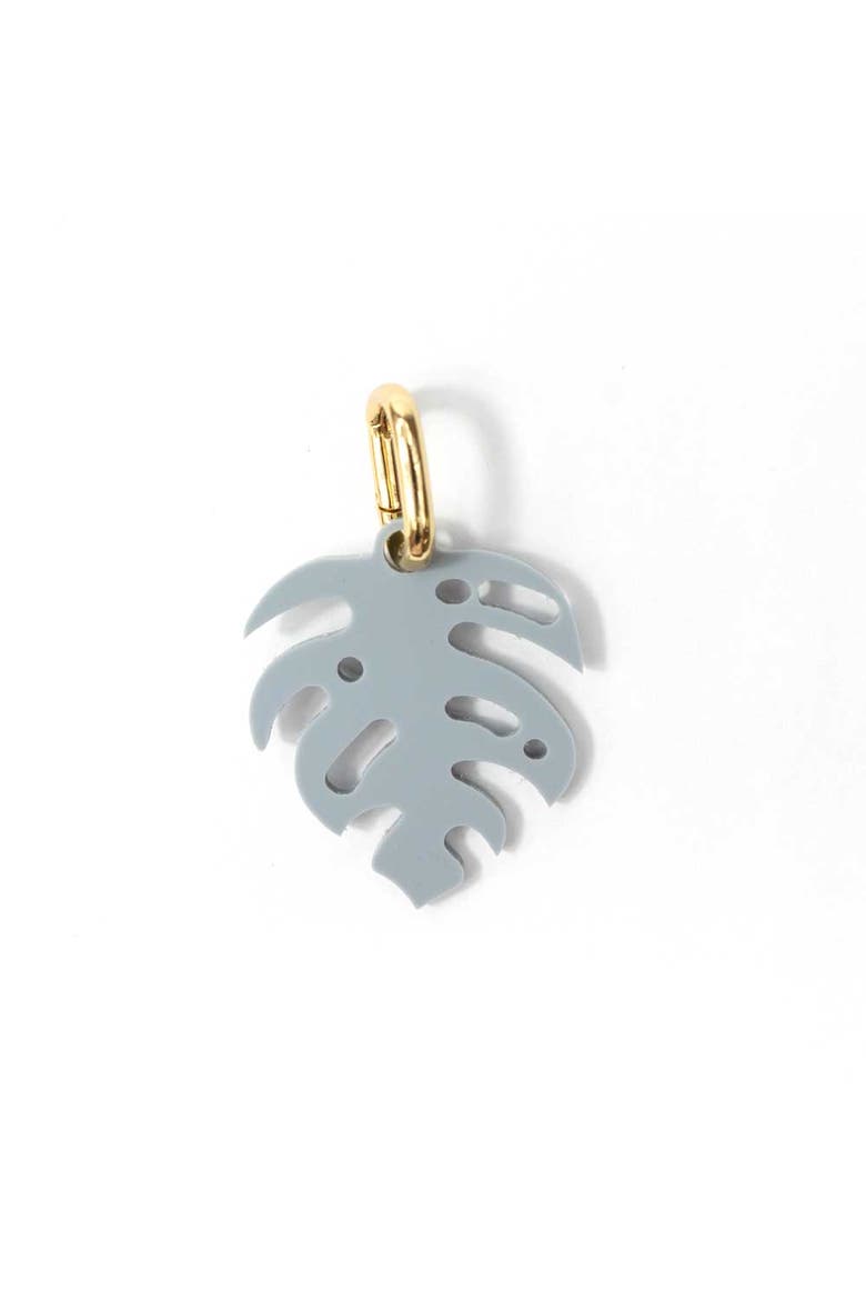 Leaf Jewelry Charm, Main, color, Blue