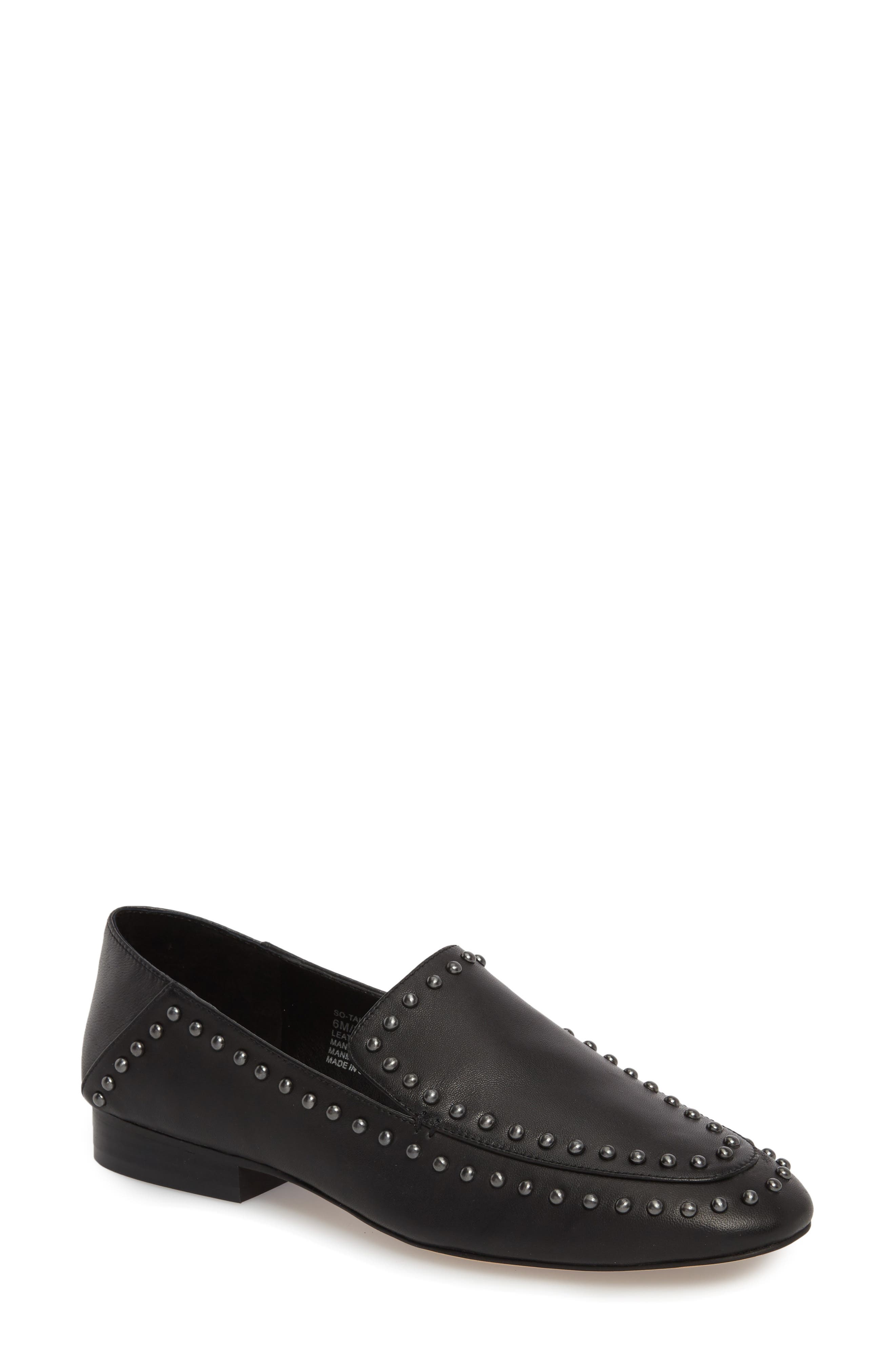 Talbia Loafer, Main, color, BLACK