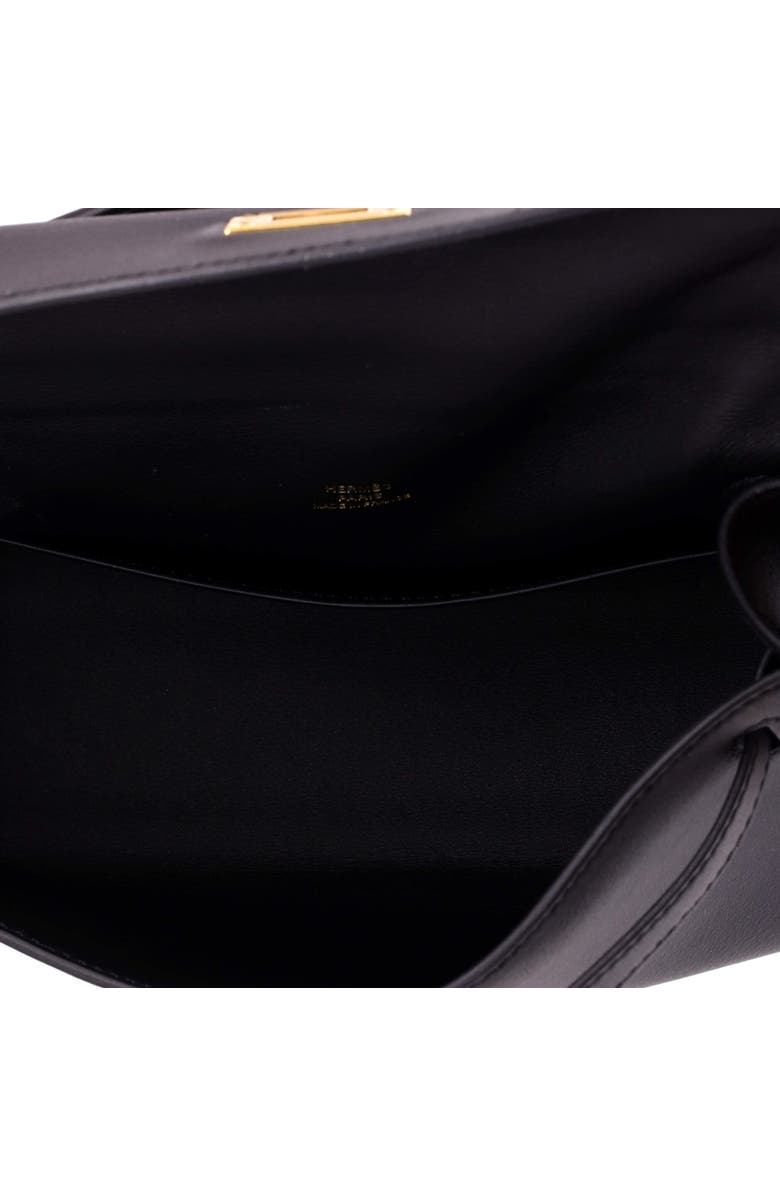 Pre-Owned Hermes Kelly Pochette Swift, Alternate, color, Noir