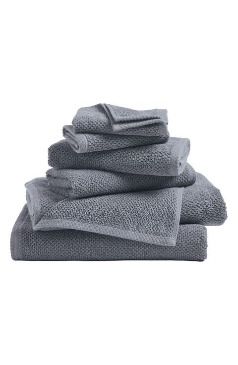 Cotton 6-Piece Textured Towel Set