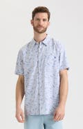 Salt Life Tempting Tackle Woven Short Sleeve Shirt