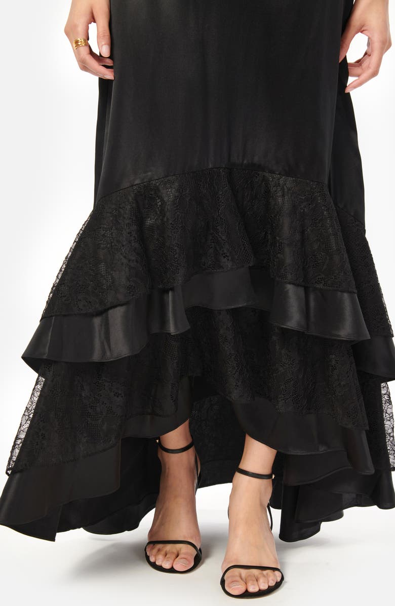 CAMI NYC Seville Lace & Silk Charmeuse Maxi Dress, Alternate, color, 