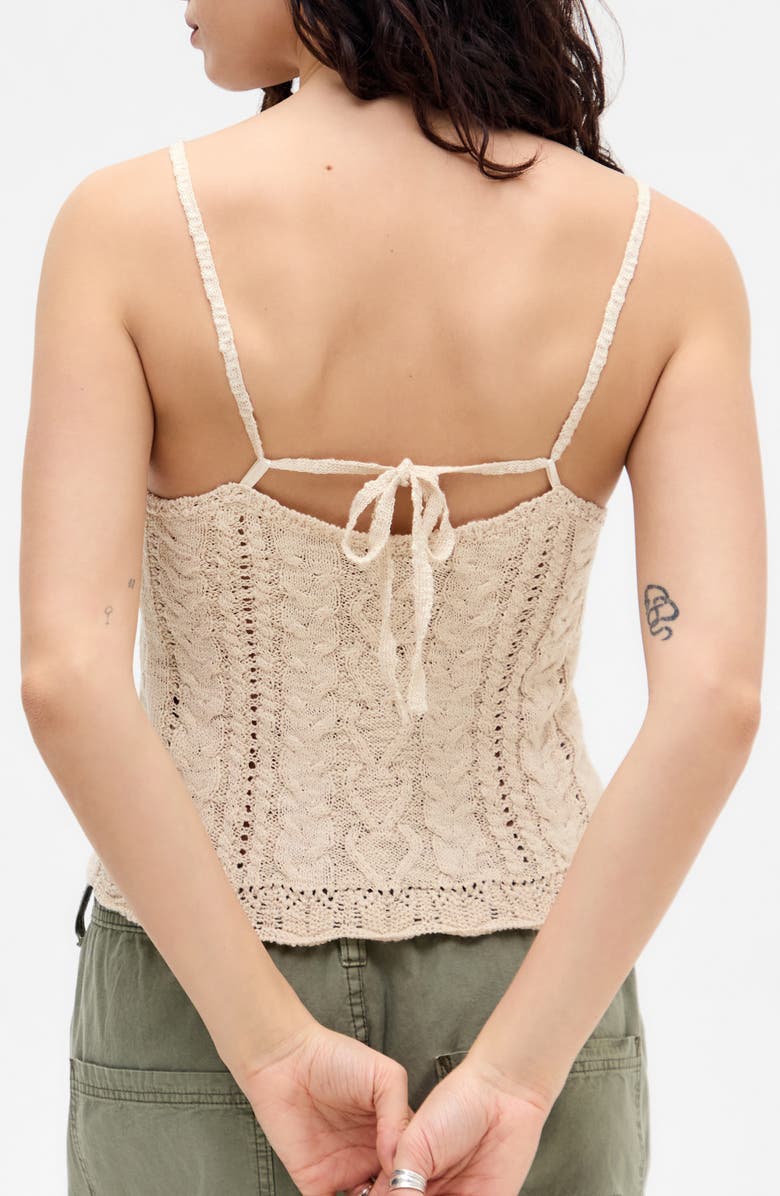 BDG Urban Outfitters Cable Stitch Camisole, Alternate, color,