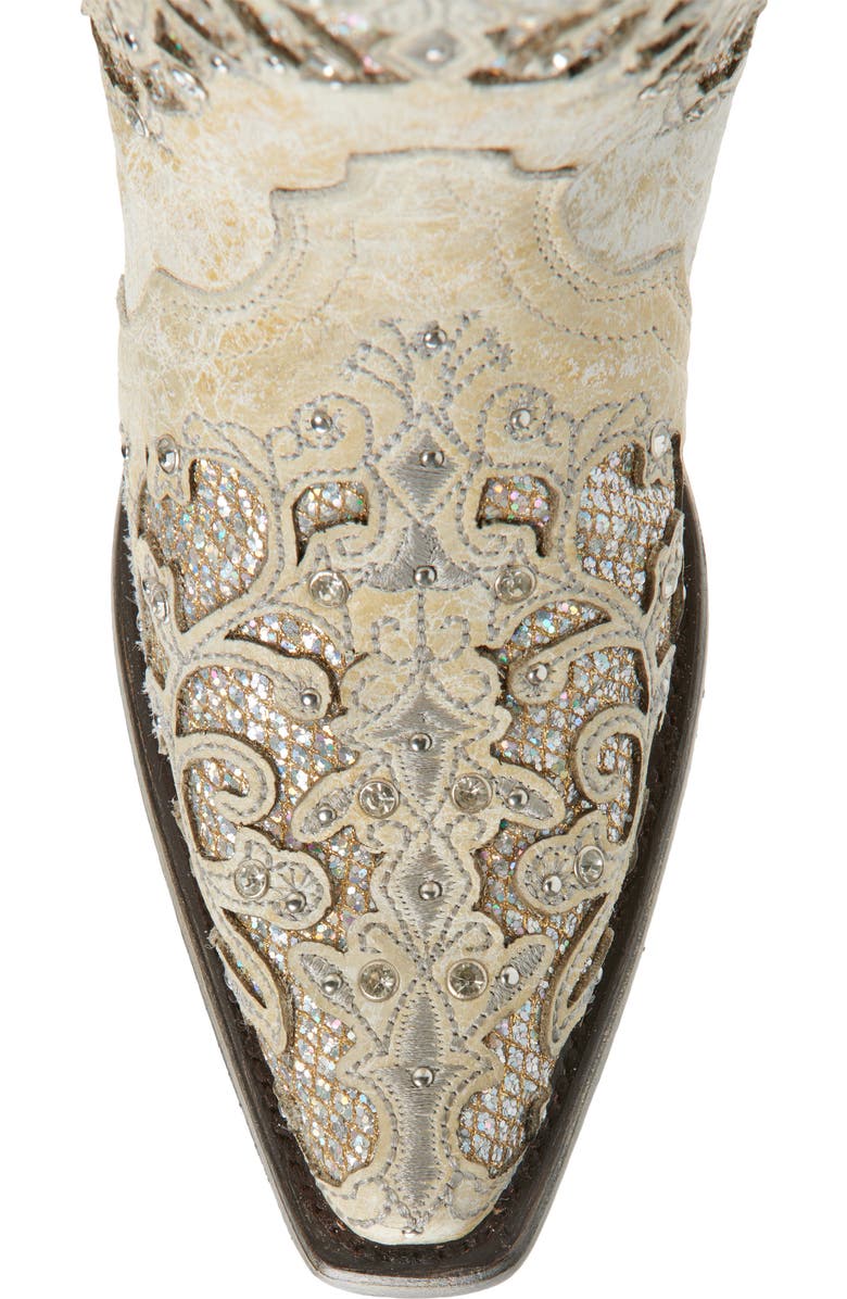 CORRAL Glitter Mid Calf Western Boot, Alternate, color,