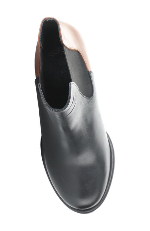 Fly London Muxe Chelsea Boot In Black