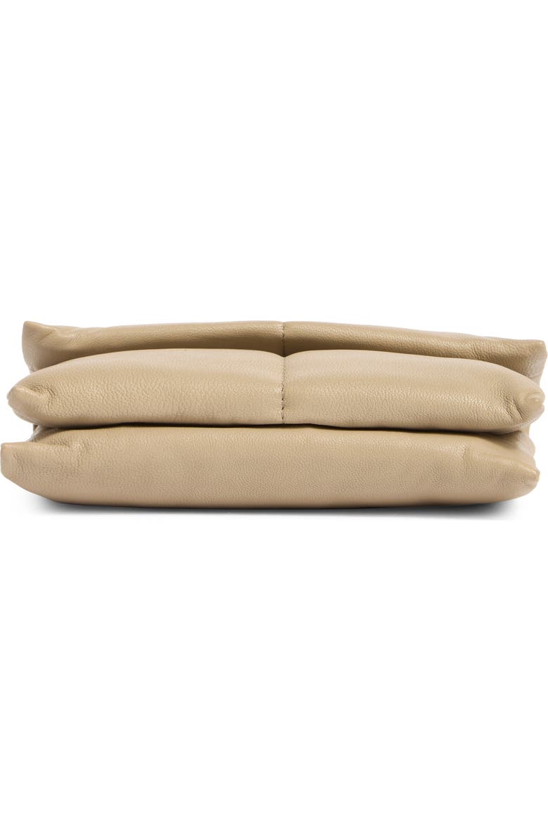 AllSaints Ezra Quilted Crossbody Bag, Alternate, color, Mink Grey