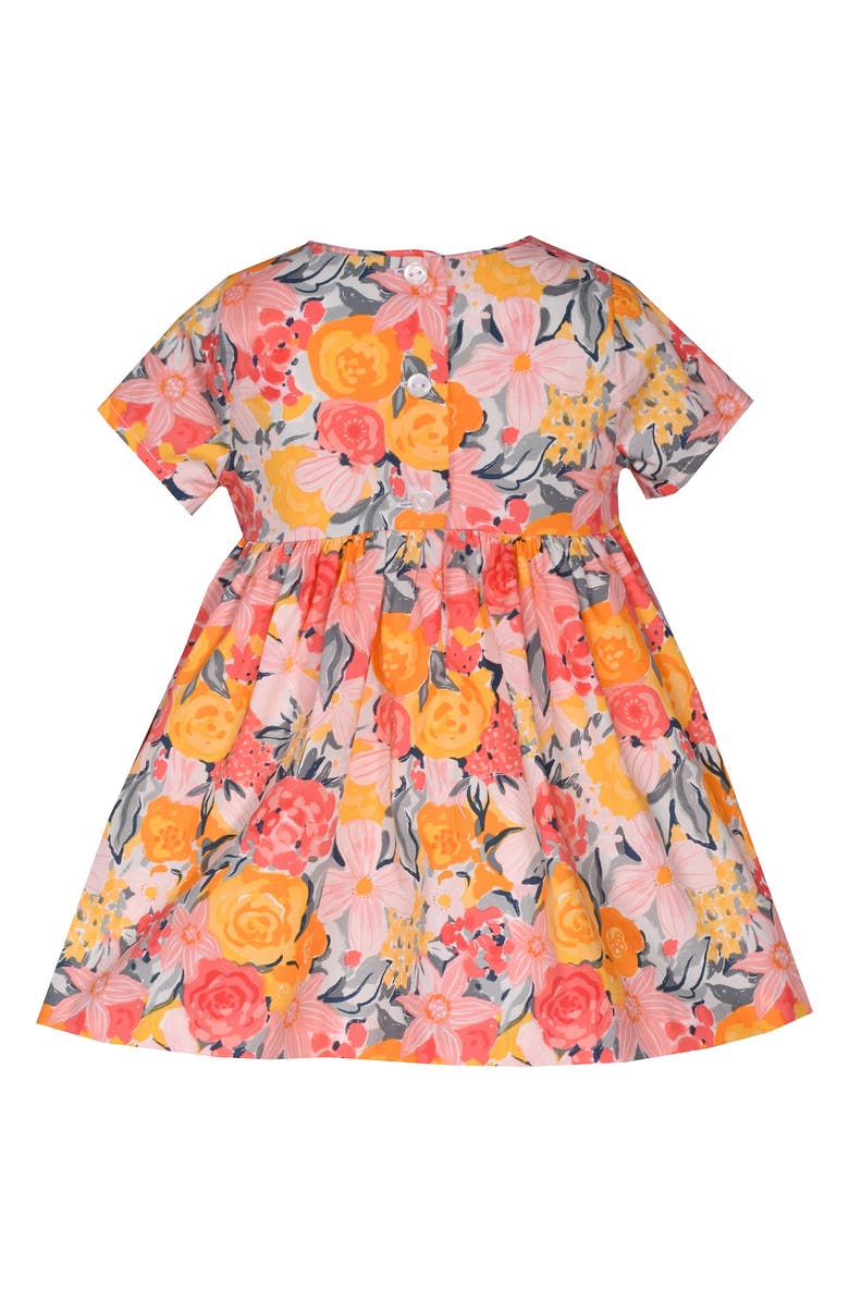 Iris & Ivy Floral Short Sleeve Cotton Dress, Alternate, color,