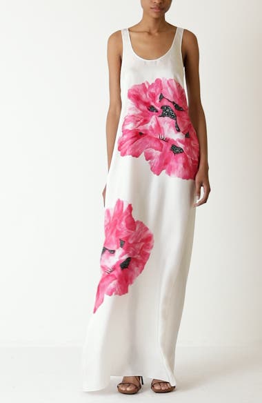 Stella McCartney Poppy Print Silk Maxi Dress | Nordstrom