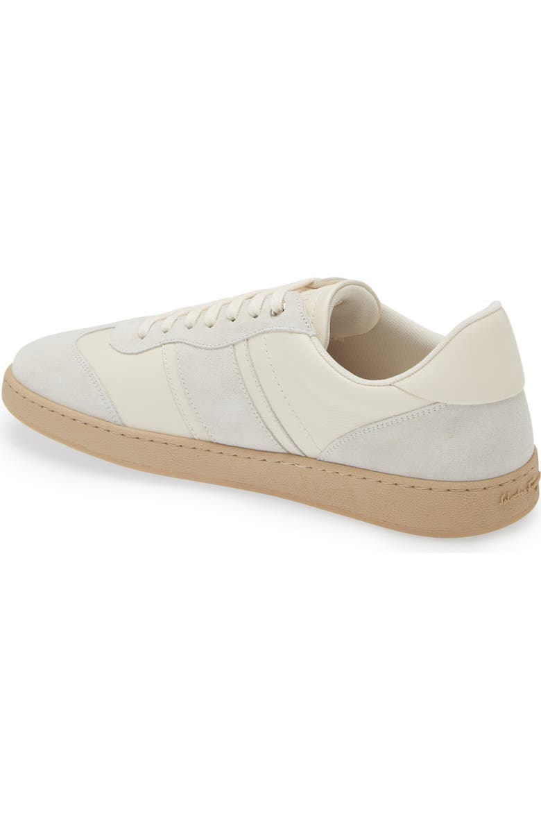 FERRAGAMO Achille Low Top Sneaker, Alternate, color, Mascarpone