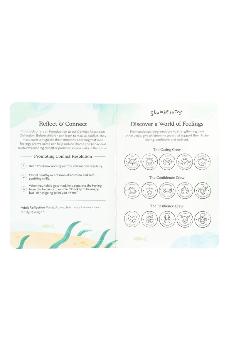 Slumberkins Hammerhead Shark Stuffed Animal & 'Hammerhead' Board Book, Alternate, color,