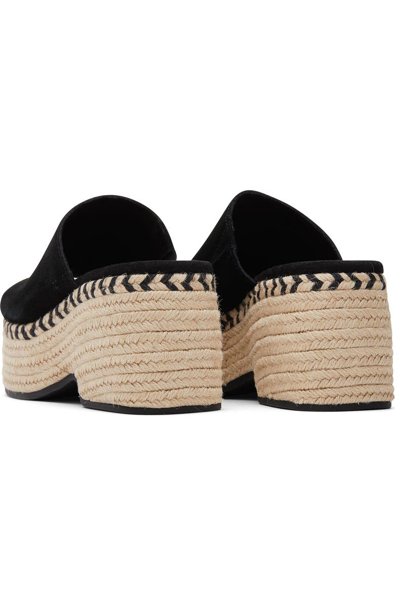 TOMS Lailam Espadrille Platform Slide Sandal, Alternate, color,