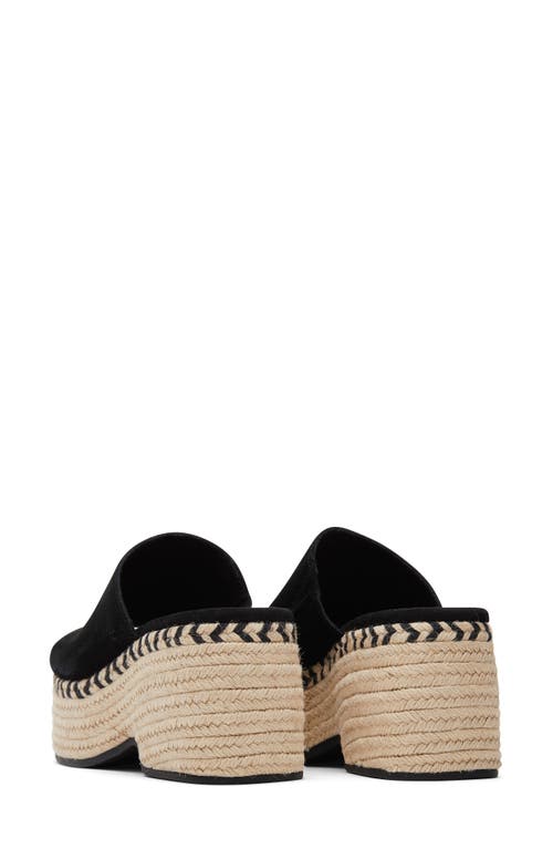 TOMS TOMS LAILAM ESPADRILLE PLATFORM SLIDE SANDAL 