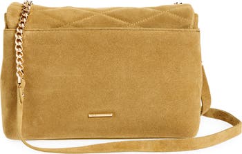 Diamond Quilt Flap Shoulder Bag