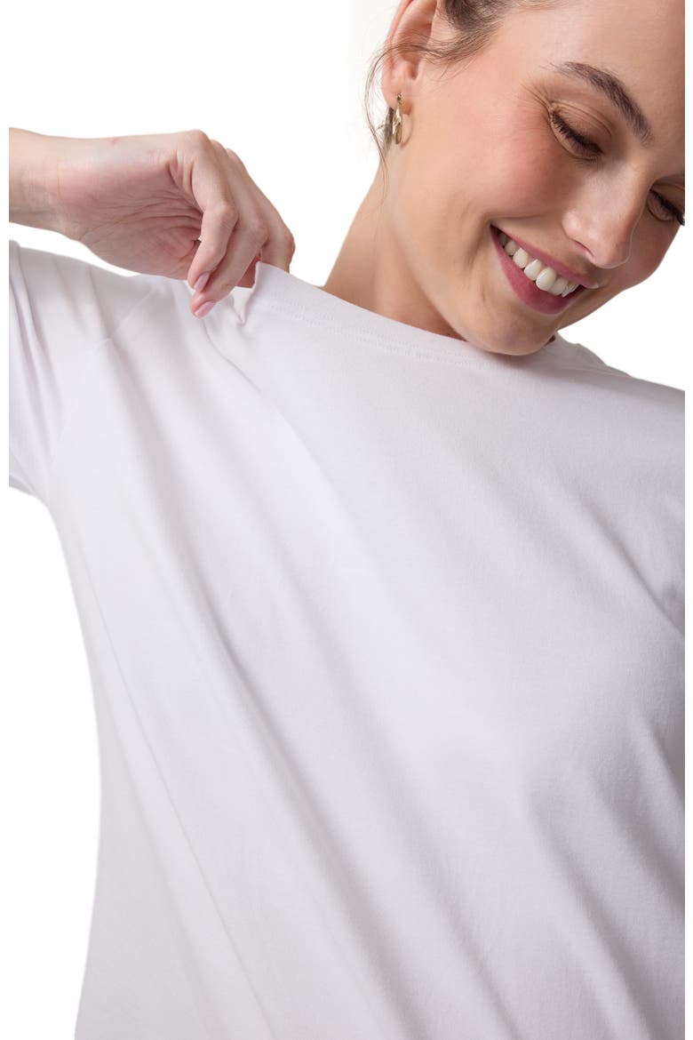 The Essential Maternity Tee, Alternate, color, White