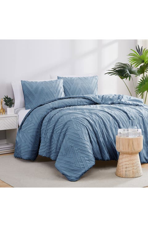 Chevron Jacquard Comforter Set
