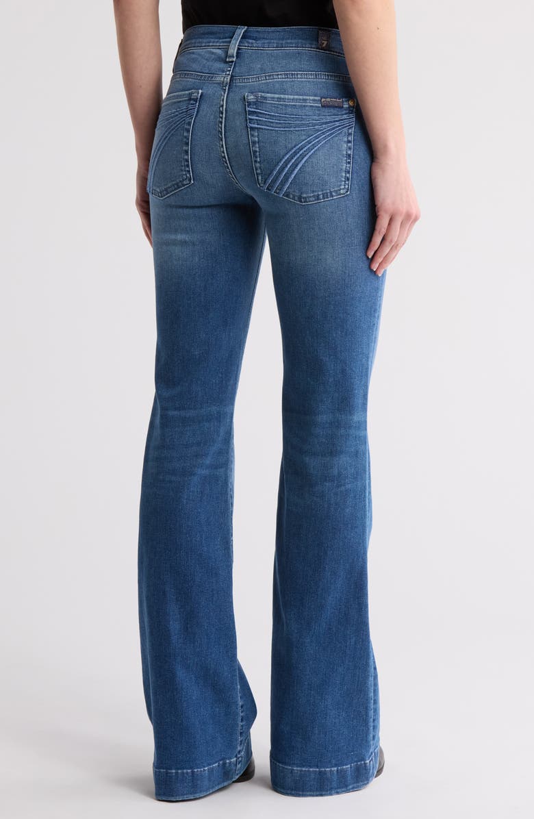 7 For All Mankind Dojo Tonal Wide Leg Jeans, Alternate, color, Almost Love