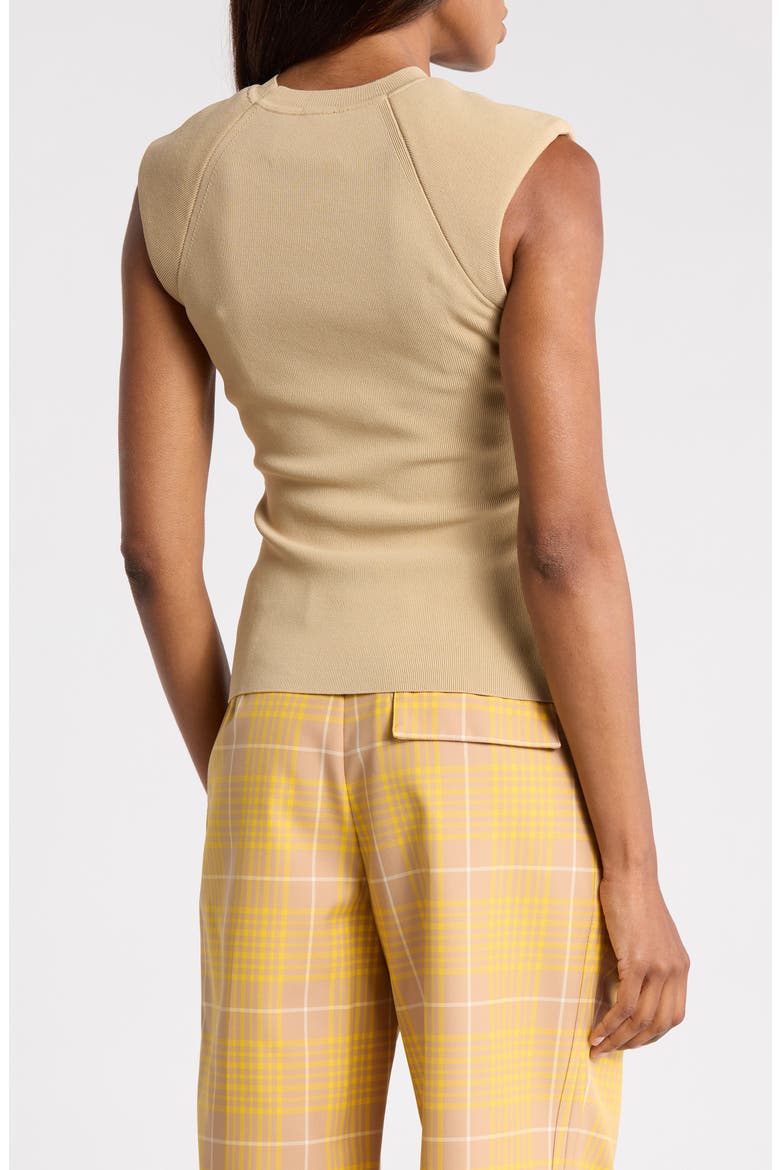 Compact Rib Structured Top, Alternate, color, KHAKI