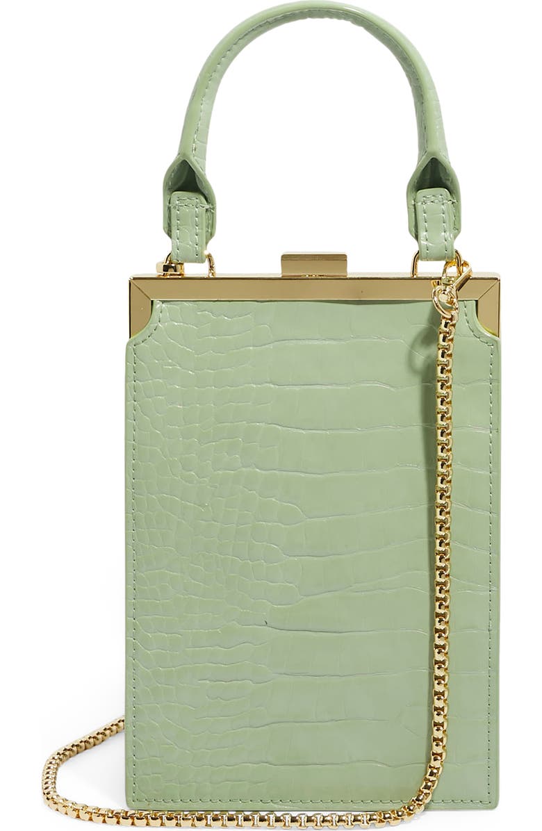 HOUSE OF WANT H.O.W. We Frame It Faux Leather Handbag, Alternate, color,