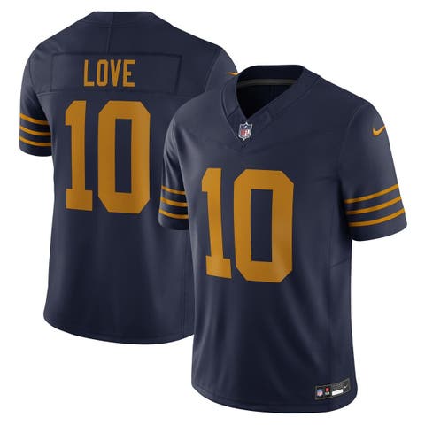 Men's Nike Jordan Love Navy Green Bay Packers The 1923 Classic Vapor F.U.S.E. Limited Jersey
