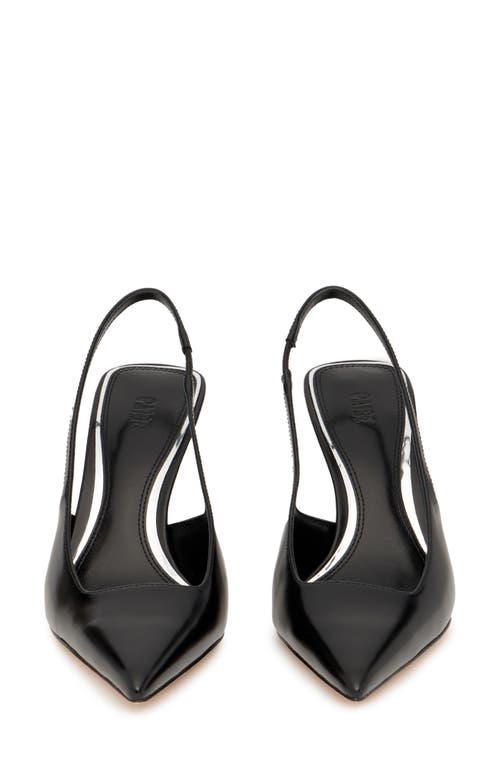 Paige Sienna Slingback Pointed Toe Pump In Black