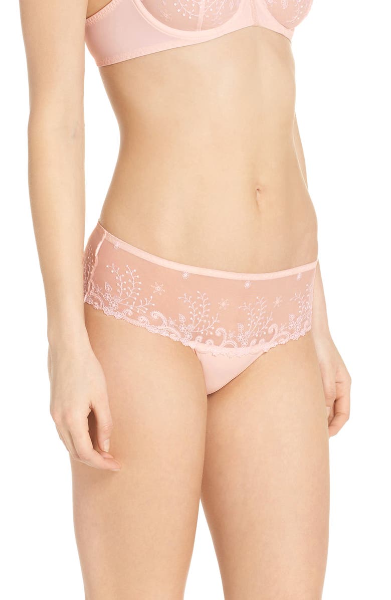 Simone Perele 'Delice' Boyshorts, Alternate, color, Blush