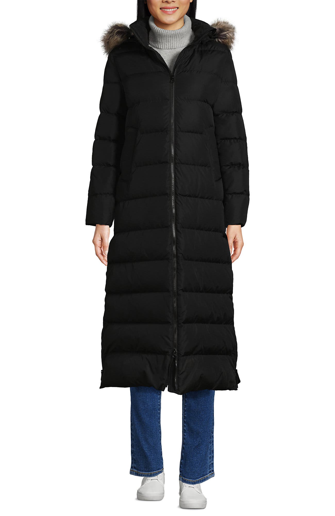Lands' End Max 600 Down Long Maxi Coat (Women) | Nordstrom