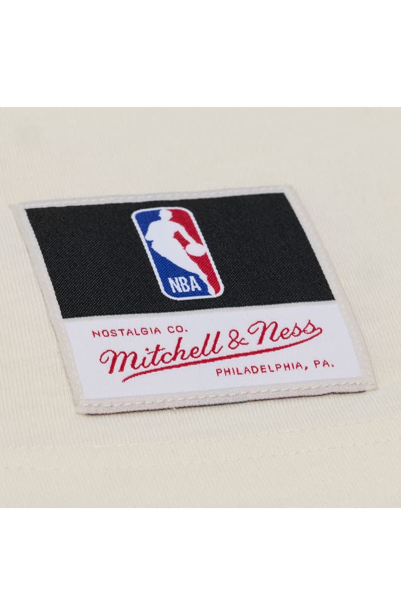 Mitchell & Ness Men's Mitchell & Ness Cream Cleveland Cavaliers Hardwood Classics Chainstitch Premium T-Shirt, Alternate, color, Cream