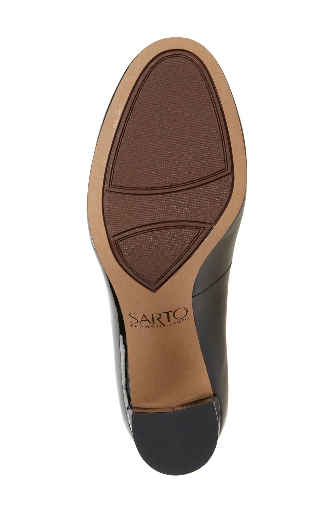Aziza Block Heel Pump, Alternate, color, BLACK PATENT