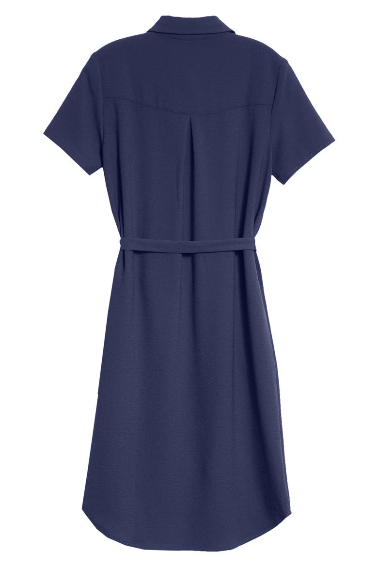 Everyday Shirtdress, Alternate, color, NAVY PEACOAT