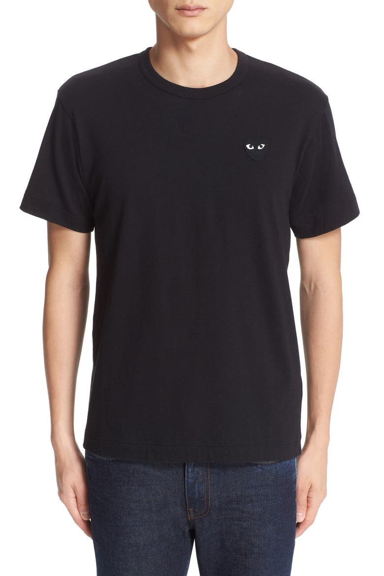 Logo Slim Fit Graphic T-Shirt, Main, color, BLACK