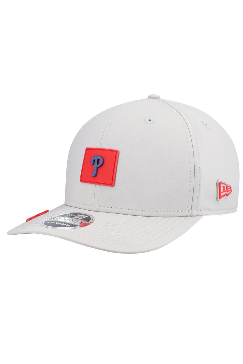 Men's New Era  Gray Philadelphia Phillies 2026 Clubhouse 9SEVENTY Adjustable Hat, Main, color, Gray
