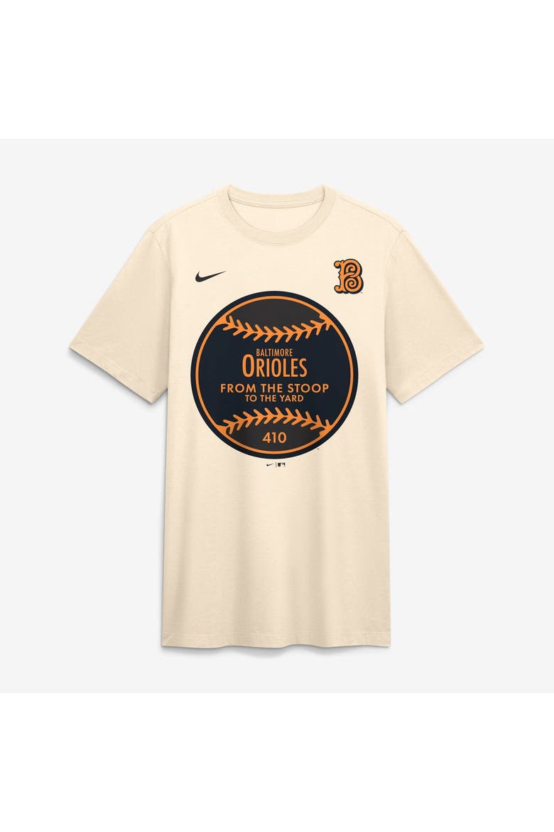 Men's Nike Tan Baltimore Orioles City Connect Legacy Tri-Blend T-Shirt, Alternate, color, Tan