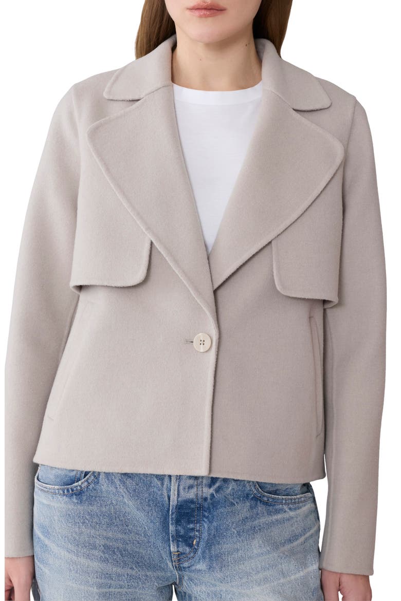Selah Wool Blend Coat, Main, color, LIGHT OAK