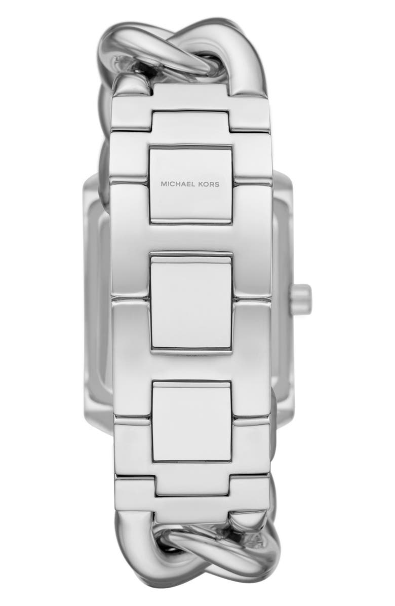 Michael Kors Emery Crystal Chain Bracelet Watch, 40mm, Alternate, color,