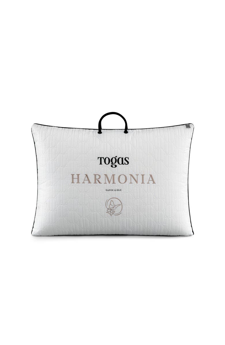 Togas Harmonia kapok silk pillow, Alternate, color, White