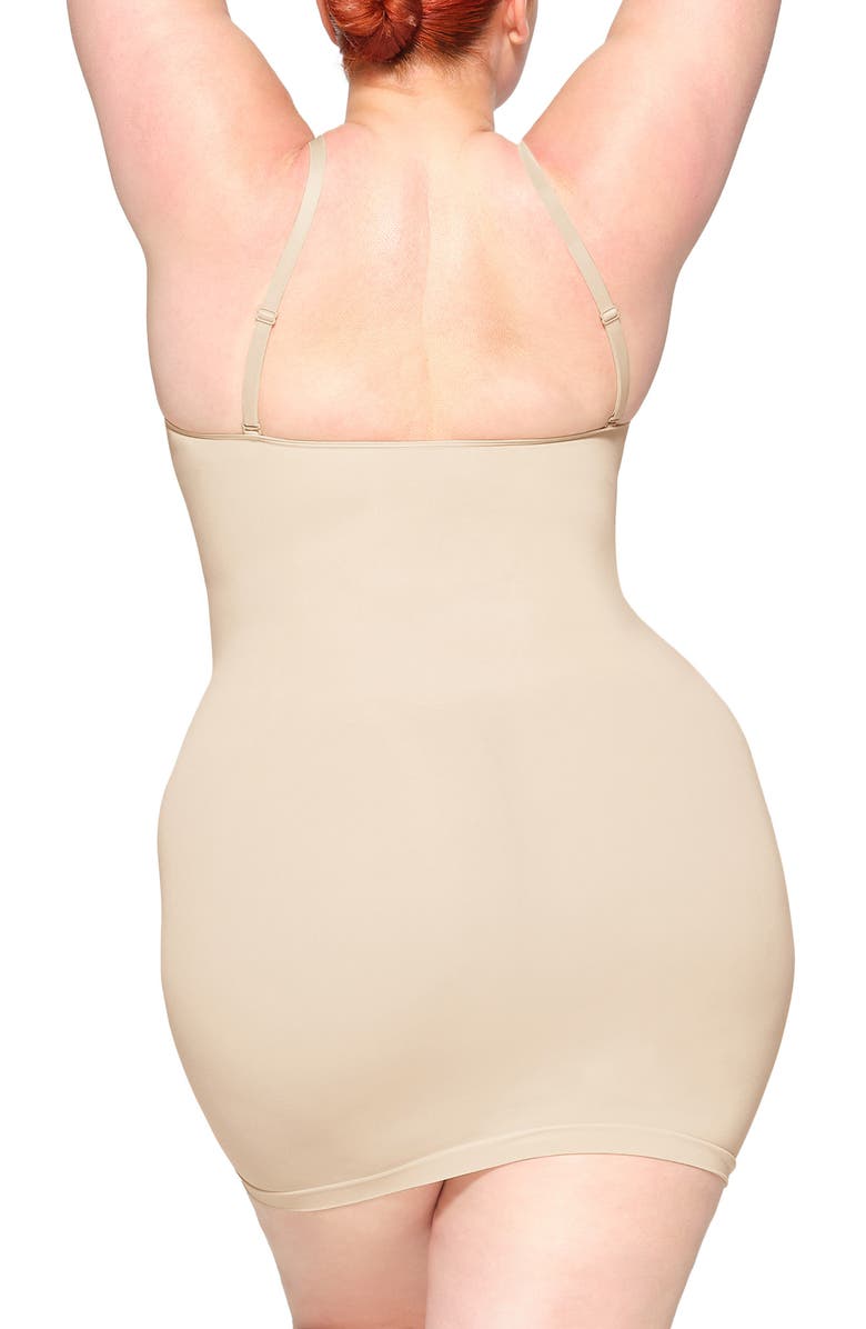 SKIMS Seamless Sculpt Slipdress, Alternate, color, Sand