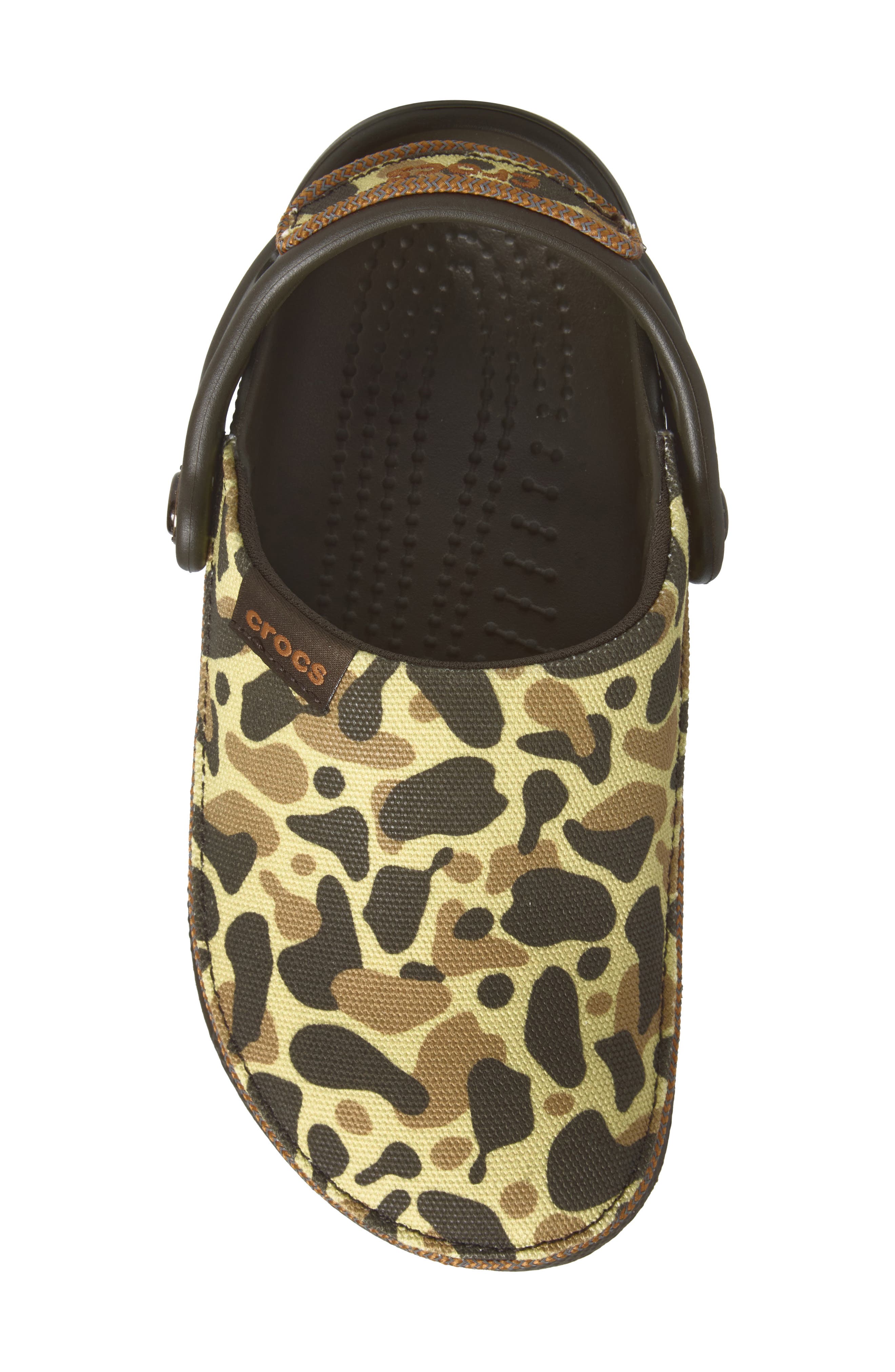 Kids' Classic Crafted Camo Clog, Alternate, color, DEEP OLIVE