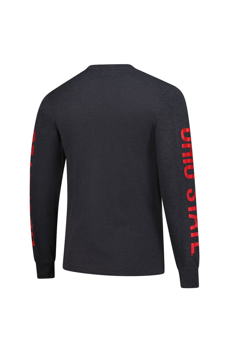 Mitchell & Ness Men's Mitchell & Ness  Charcoal Ohio State Buckeyes Team Pride Long Sleeve T-Shirt, Alternate, color, 