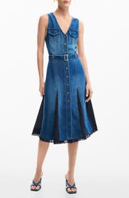 Desigual Sleeveless Denim Dress